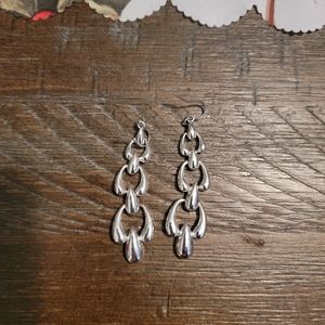 Sterling silver Dangle earrings